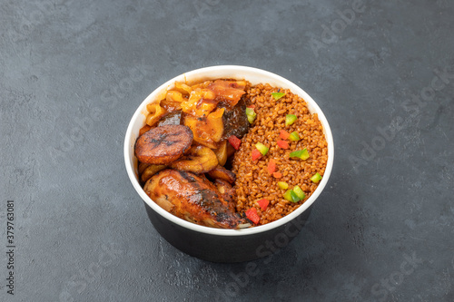 Poke boeuf thiep, african food