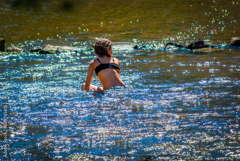 Fototapeta premium Young Girl In Water