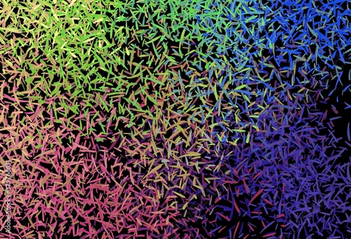 Dark Multicolor vector pattern with sharp lines.