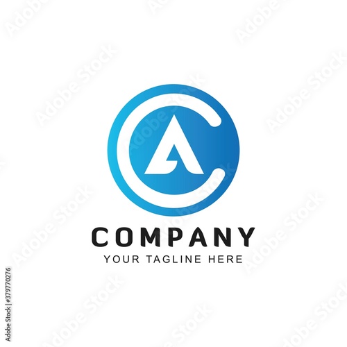Free Download Initial AC logo design inspiration - GFXLoad
