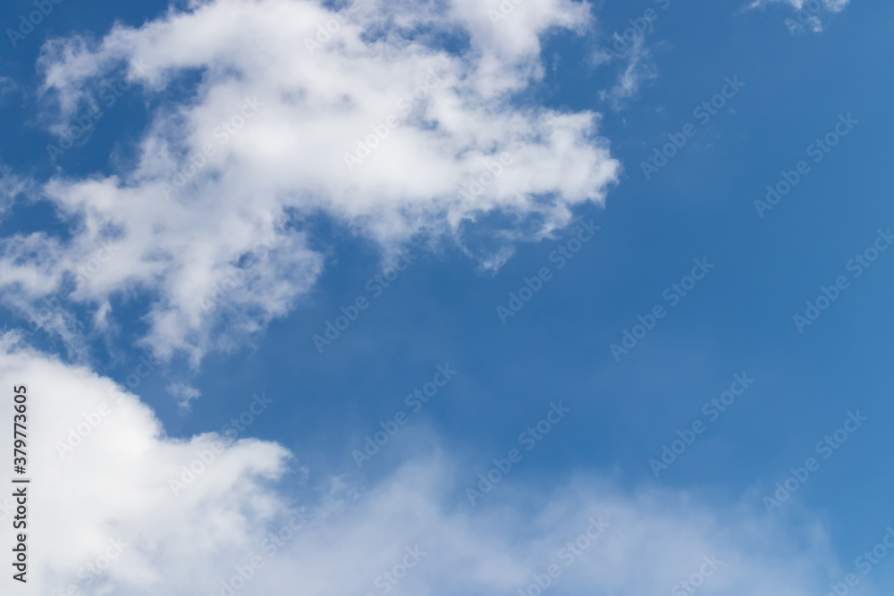Background with light blue sky and white clouds Background with light blue sky and white clouds