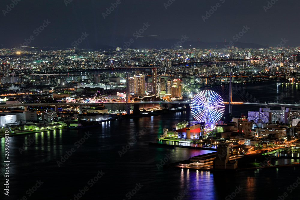 大阪ベイエリアの夜景