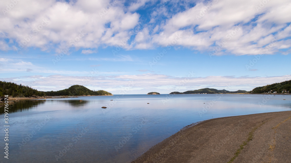 Landscape view in the Bic national park, Canada Landscape view in the Bic national park, Canada