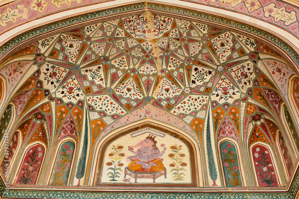 interior of the amber fort