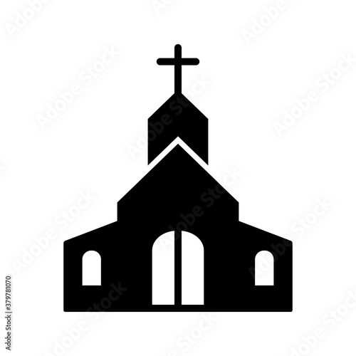 Church Religion Building Icon Design Vector Template Illustration