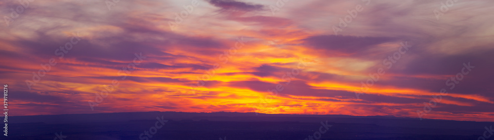Sunset on a cloudy day Sunset on a cloudy day