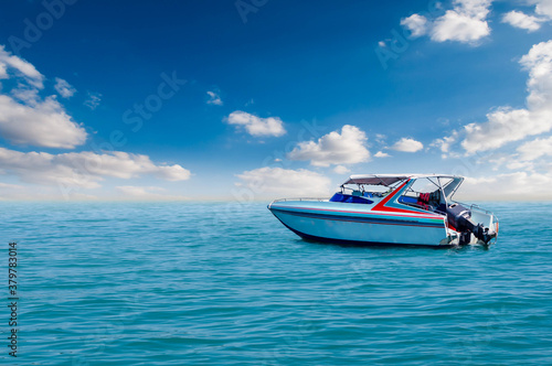 boat on the sea