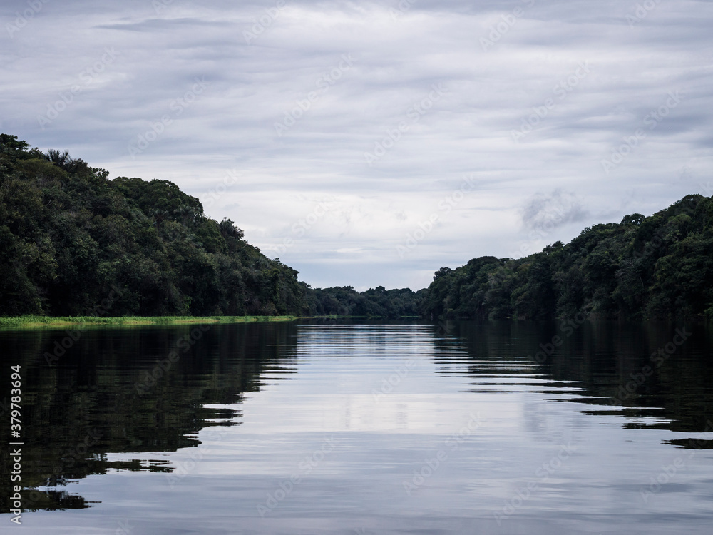 Tributary off the Amazon - Rio Negre river, Brazil Tributary off the Amazon - Rio Negre river, Brazil