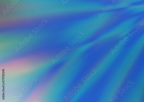 Light BLUE vector blurred shine abstract background. Modern geometrical abstract illustration with gradient. The blurred design can be used for your web site.