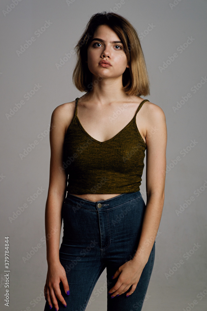Teen model looking at camera Teen model looking at camera