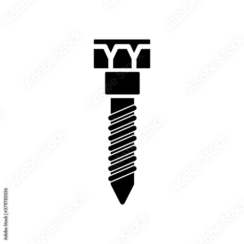 Screw Icon Design Vector Template Illustration