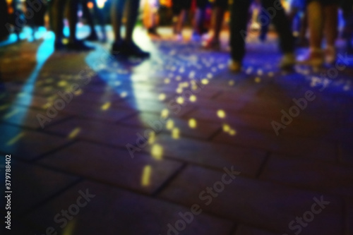 legs on the dancefloor