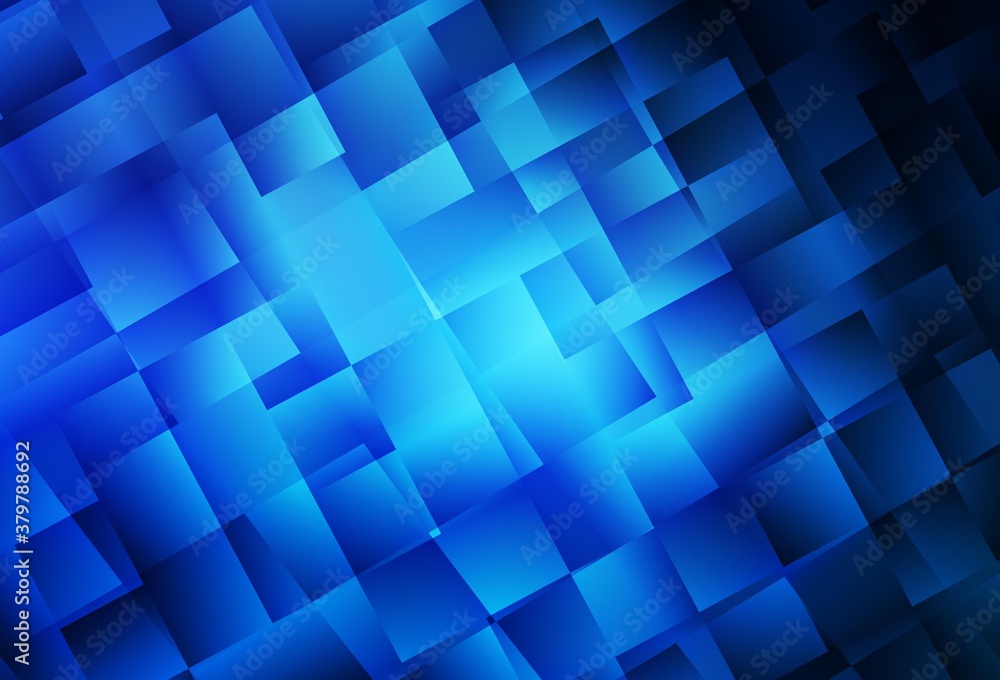 Dark BLUE vector texture in rectangular style. Dark BLUE vector texture in rectangular style.