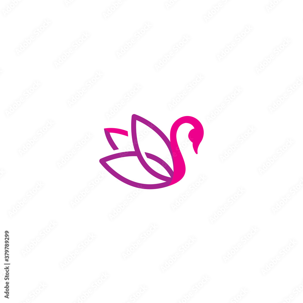 Swan Lotus Logo Swan Lotus Logo