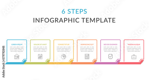 6 Steps - Infographic Template