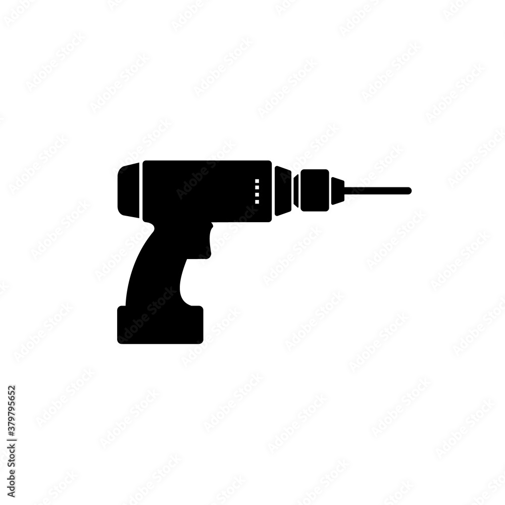 Hand drill icon. Vector Hand drill icon. Vector