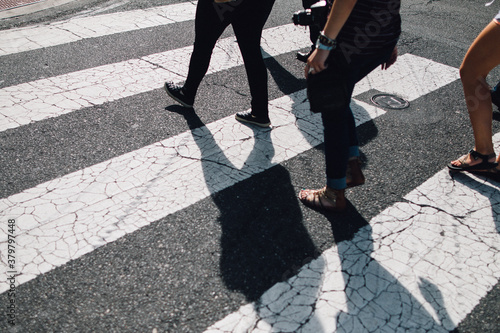 Crosswalking photo