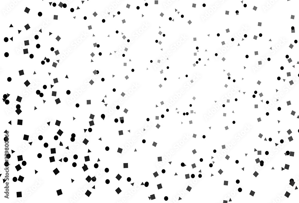 Light Silver, Gray vector backdrop with lines, circles, rhombus. Light Silver, Gray vector backdrop with lines, circles, rhombus.