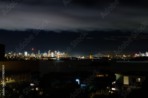 sydney at night from the Eastern Suburbs photo