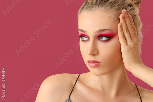 Young woman with beautiful ...