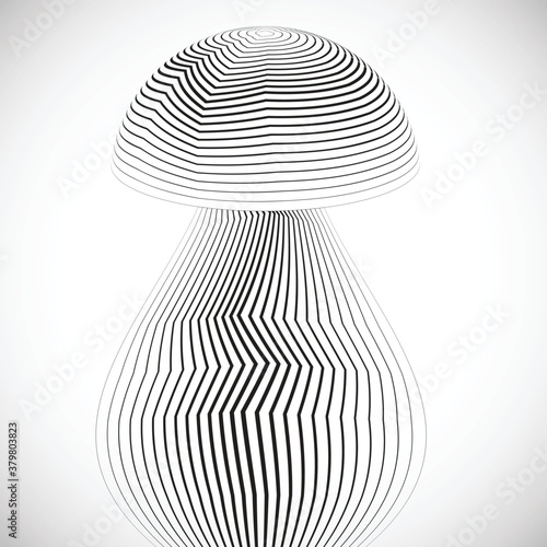 Fungi logo . Mushrooms vector. icon