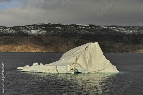 Drifting icebergs. Global warming. Climate change. Antarctica, Arctic. Greenland