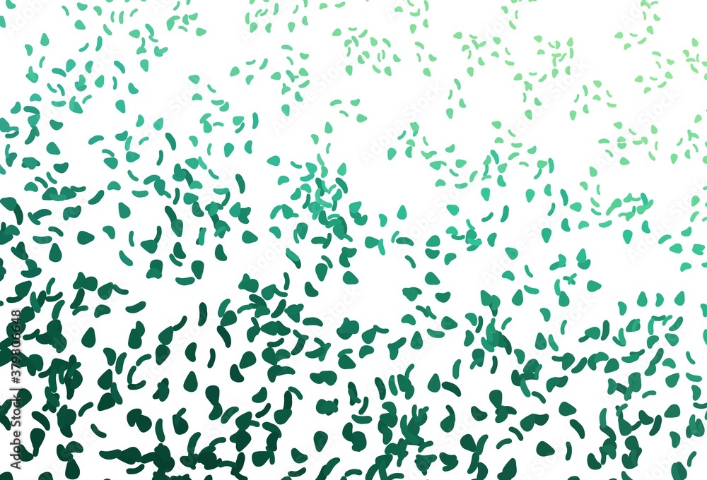 Light Green vector background with abstract forms. Light Green vector background with abstract forms.