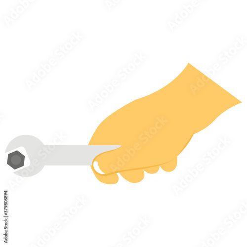 Hand of Mechanic 