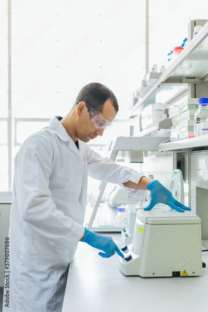 Young Researchers Working in a Professional Laboratory Young Researchers Working in a Professional Laboratory