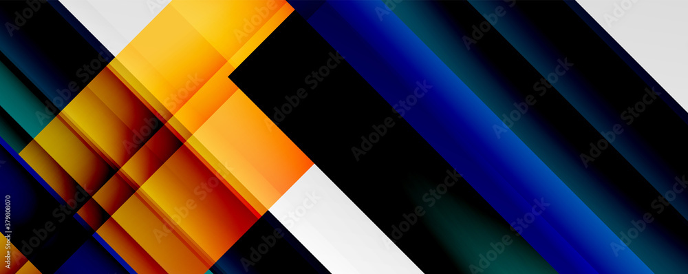 Geometric abstract backgrounds with shadow lines, modern forms, rectangles, squares and fluid gradients. Bright colorful stripes cool backdrops Geometric abstract backgrounds with shadow lines, modern forms, rectangles, squares and fluid gradients. Bright colorful stripes cool backdrops