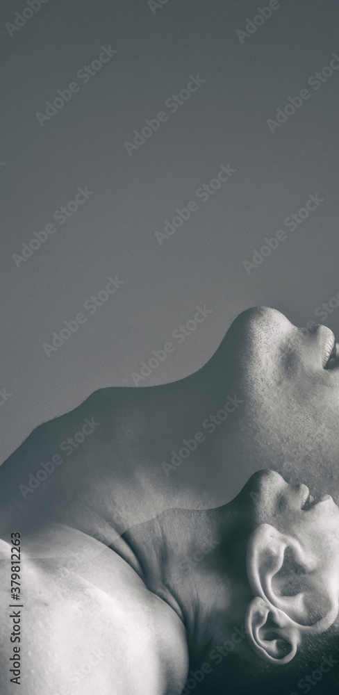 BODY ,DOUBLE EXPOSURE, ART, THE SOUL BODY ,DOUBLE EXPOSURE, ART, THE SOUL