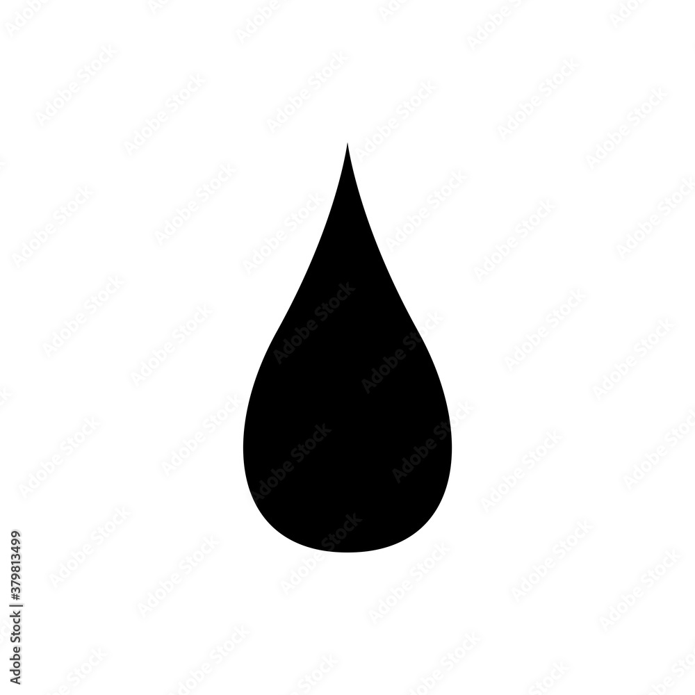 Fototapeta premium water flat icon vector illustration