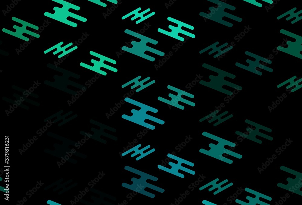 Dark Green, Yellow vector pattern with narrow lines. Dark Green, Yellow vector pattern with narrow lines.