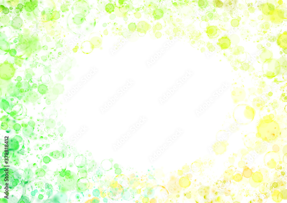 虹色グラデーションのフレーム　バブル　キラキラ
タイトル変更