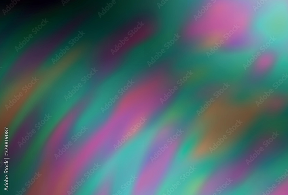 Fototapeta premium Light Gray vector blurred shine abstract texture.