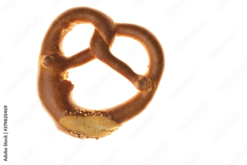 Pretzel isolated on white background. Oktoberfest holiday symbol. Traditional German and Astrian pastries. Pretzel isolated on white background. Oktoberfest holiday symbol. Traditional German and Astrian pastries.