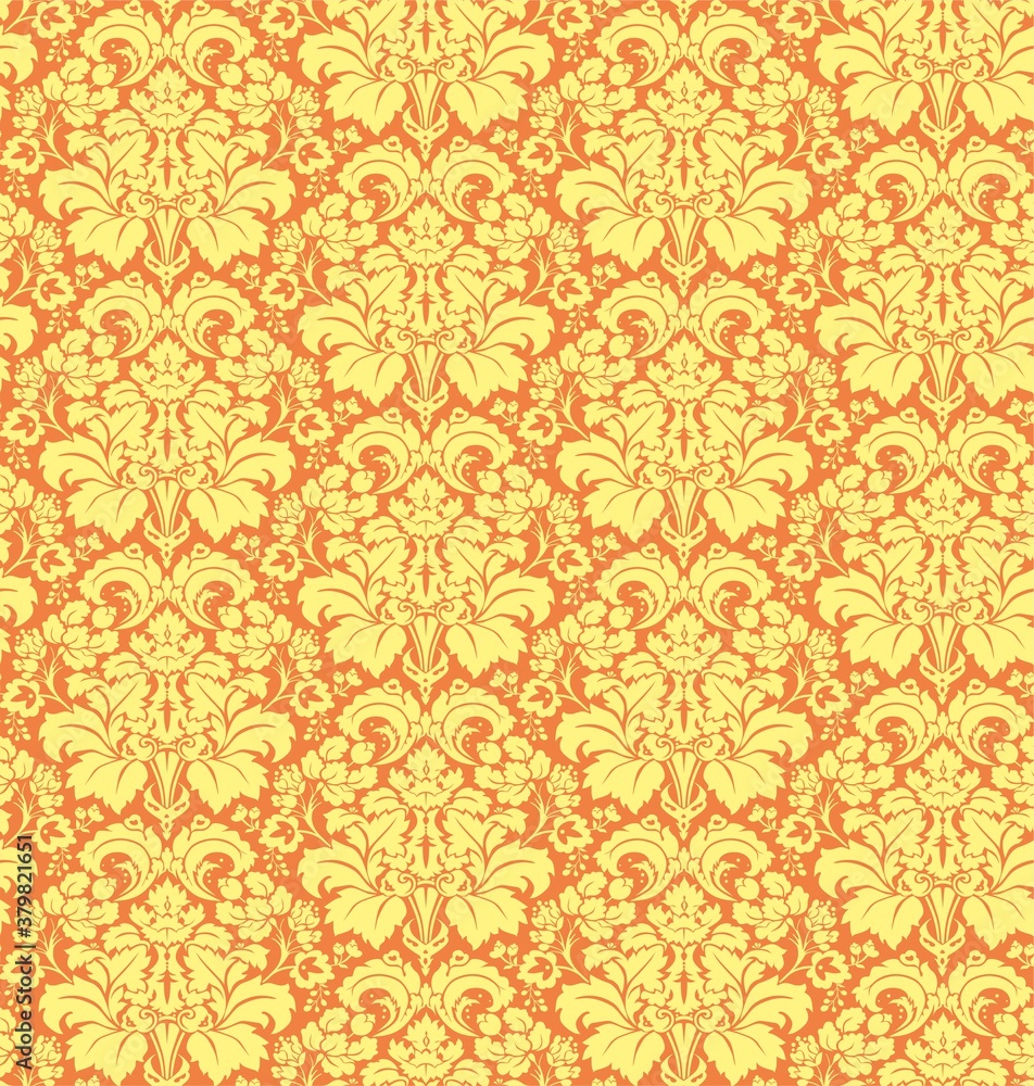 Rich ornament, Seamless floral pattern. Royal victorian seamless pattern for wallpapers, textile, wrapping, wedding invitation.
