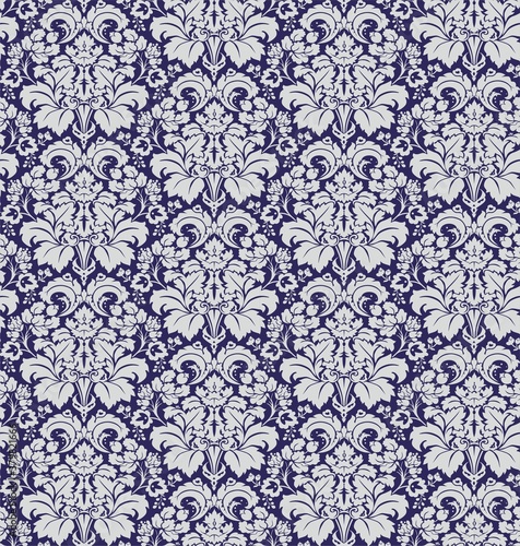 Rich ornament  Seamless floral pattern. Royal victorian seamless pattern for wallpapers  textile  wrapping  wedding invitation. 