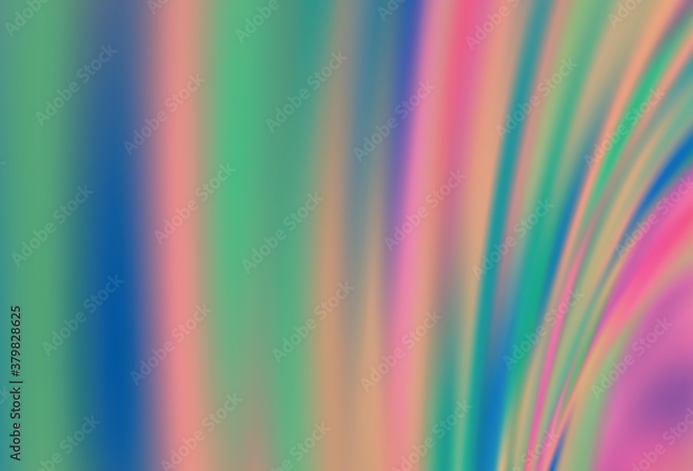 Light Green vector blurred pattern. Light Green vector blurred pattern.