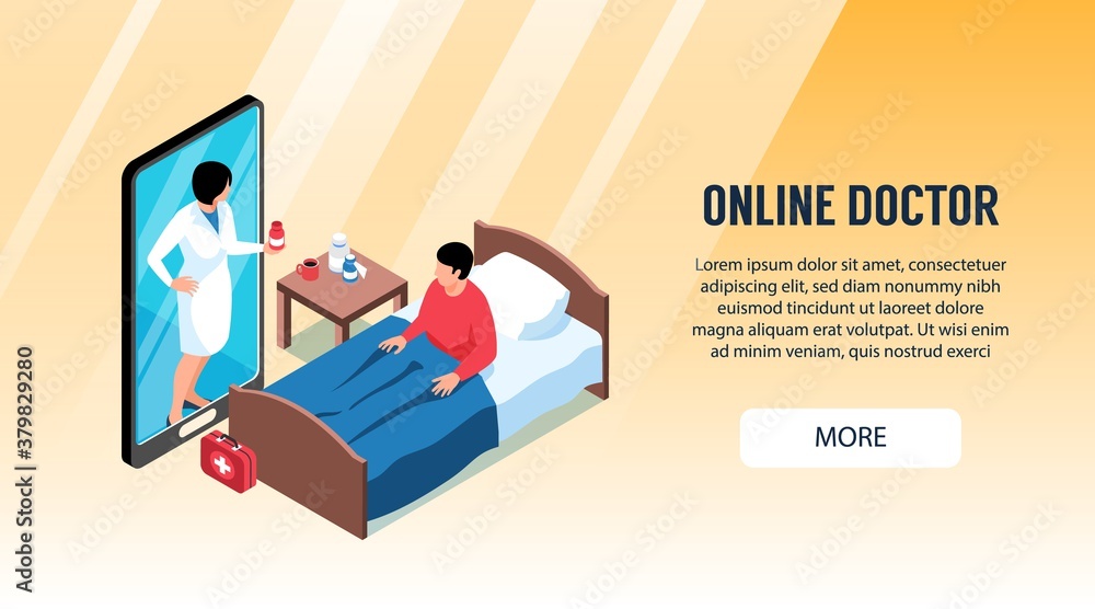 Online Doctor Horizontal Banner Online Doctor Horizontal Banner