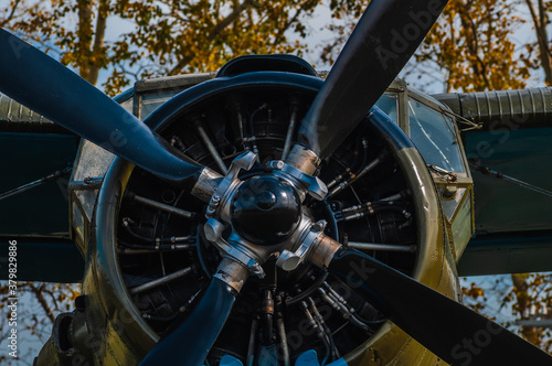 wheel of a aircraft