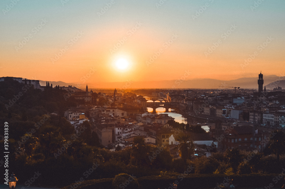 Sunset at Piazzale Michelangelo