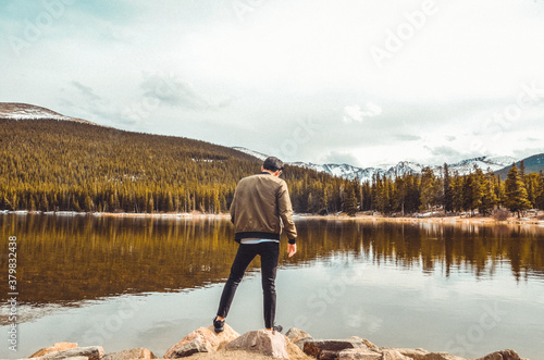 Overlooking beautiful nature