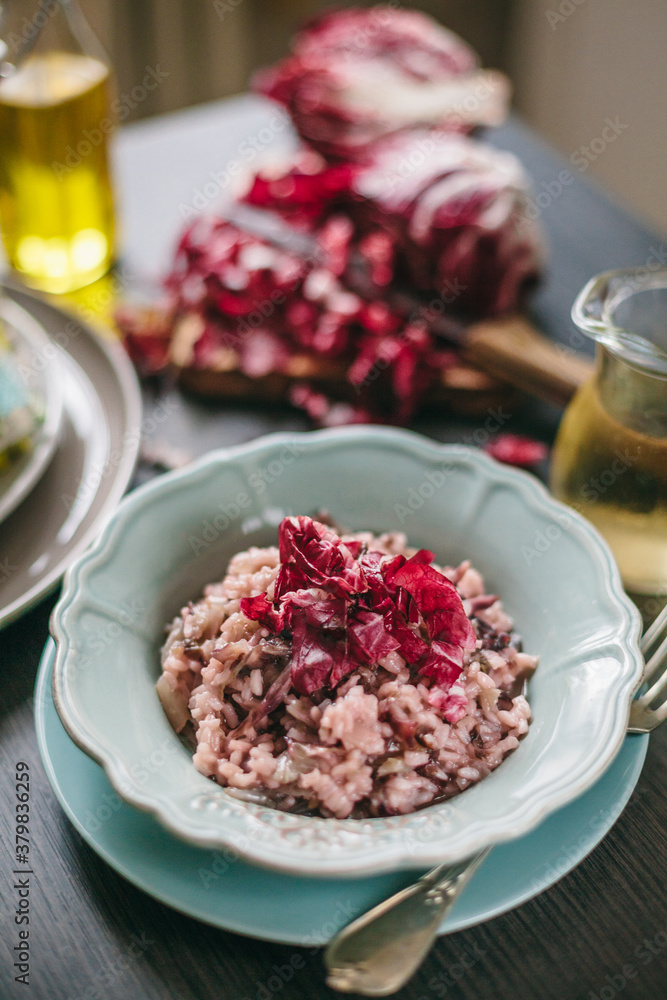 Risotto with radicchio Risotto with radicchio