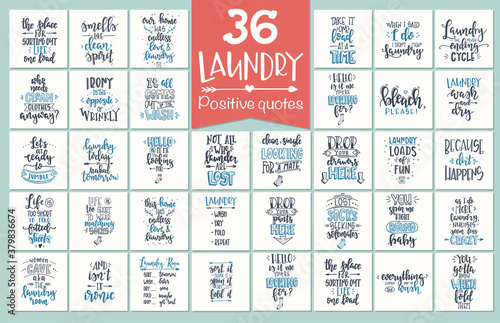 Laundry Hand drawn typography poster. Conceptual handwritten phrase Laundry T shirt hand lettered calligraphic design. Inspirational vector. Vector illustration