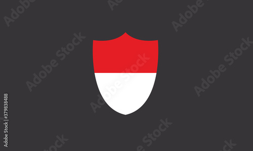 Free Download Indonesia flag shield vector illustration - GFXLoad