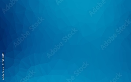 Light BLUE vector low poly texture. A vague abstract illustration with gradient. Elegant pattern for a brand book.