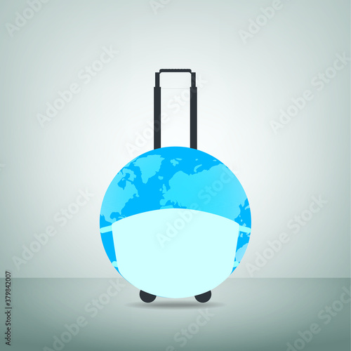 World Tourism Day Concept. Coronavirus effect on tourism. Travel or tourism concept background at corona pandemic time.
