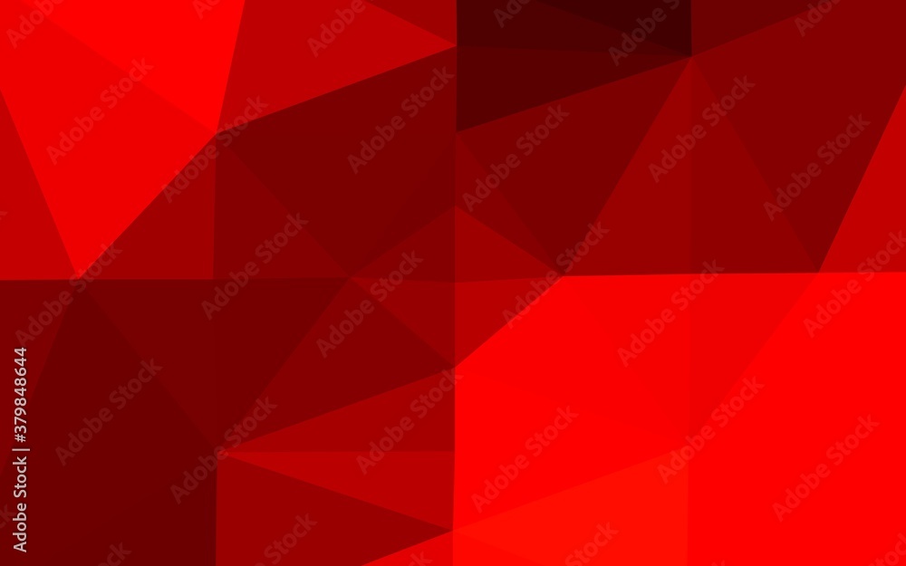 Light Red vector triangle mosaic template. Triangular geometric sample with gradient. Template for a cell phone background. Light Red vector triangle mosaic template. Triangular geometric sample with gradient. Template for a cell phone background.
