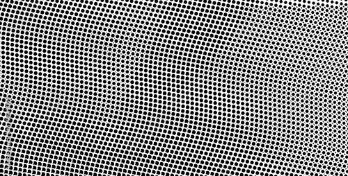 Black and white halftone. Abstract monochrome texture. Gradient background. Chaotic elements. Background for the site. Template for printing on t-shirts, business cards, posters, fabric